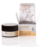 Waterless natural therapeutic balm with carrot root extract ingredients for feet and other body areas that heals and clears itches, bites and dermatophytes